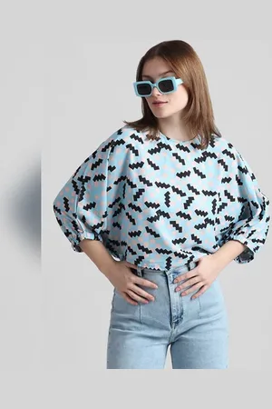 ONLY Blue Printed Top