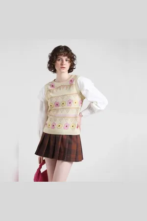ONLY Beige Floral Print Pullover