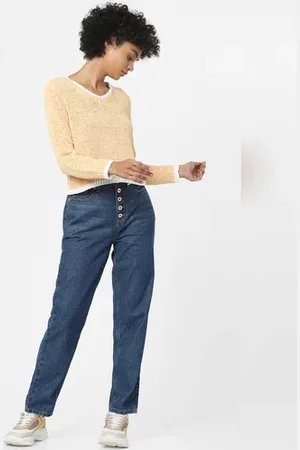ONLY Peach V-Neck Pullover