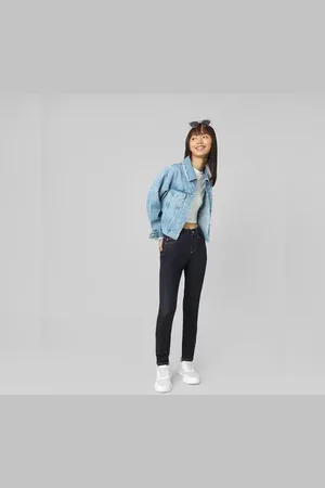 ONLY Dark Blue Mid Rise Skinny Jeans