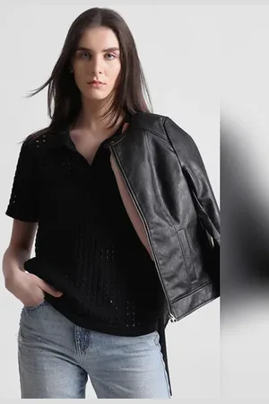 ONLY Black Pointelle Knit Pullover