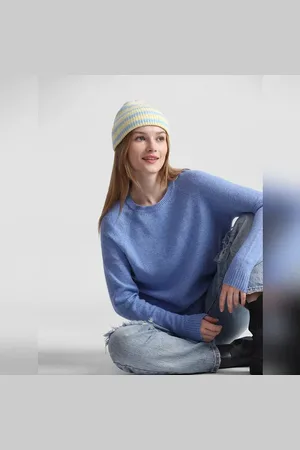 ONLY Blue Full Sleeves Pullover