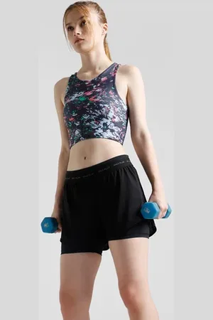 ONLY Black Mesh Training Shorts