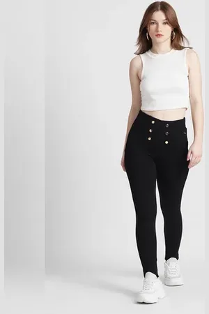ONLY Black High Rise Skinny Fit Leggings