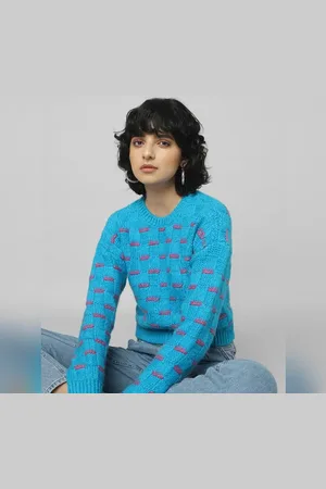 ONLY Blue Printed Pullover