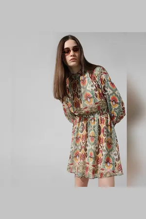 ONLY Multi-Colour Abstract Print Dress