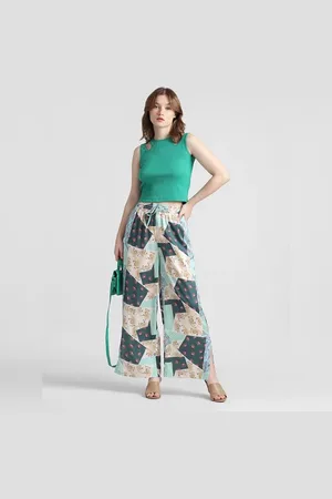 ONLY Green High Rise Pull-On Pants