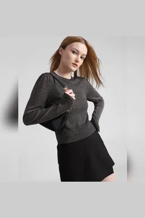 ONLY Black Shimmer Pullover