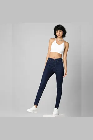 ONLY Dark Blue High Rise Skinny Jeans