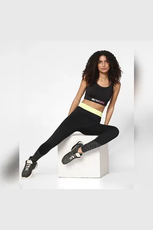 ONLY ONLY Black Mid Rise Running Tights