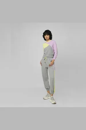 ONLY Grey High Rise Colourblocked Joggers