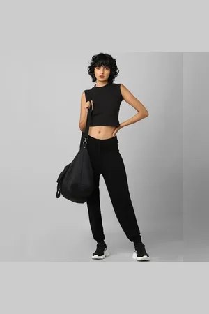 ONLY Black Mid Rise Knitted Joggers
