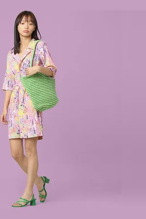 ONLY Pink Printed Playsuit