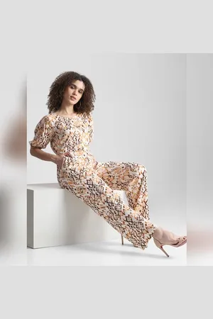 ONLY Brown Printed Jumpsuit