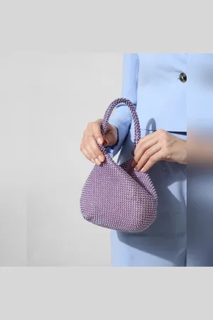 ONLY Purple Embellished Handbag