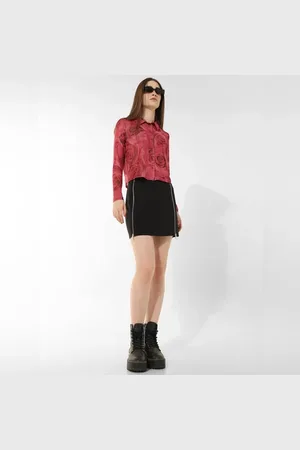 ONLY Black Zip Detail Skirt
