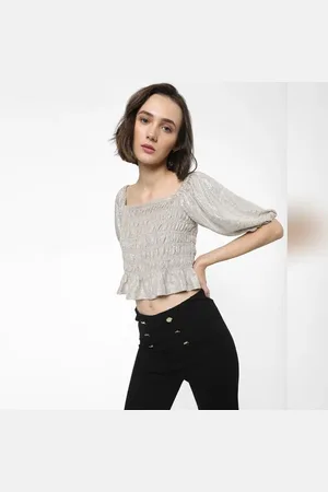 ONLY Gold Crop Top