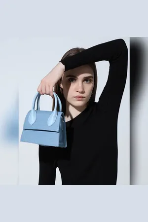 ONLY Blue Denim Crossbody Bag