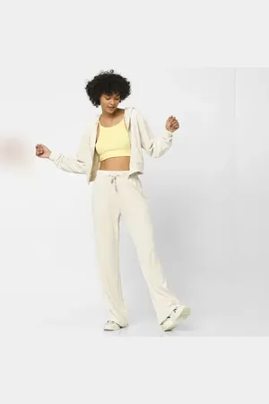 ONLY Beige Velour Co-ord Hoodie