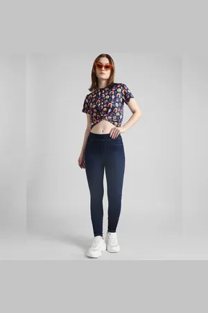 ONLY Dark Blue High Rise Skinny Fit Jeggings
