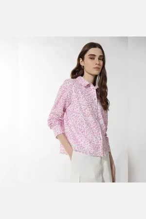 ONLY Purple Schiffli Co-ord Set Shirt