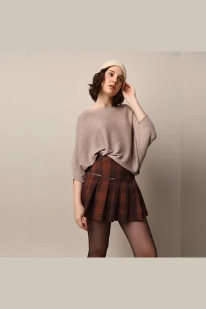 ONLY Beige Batwing Sleeves Pullover
