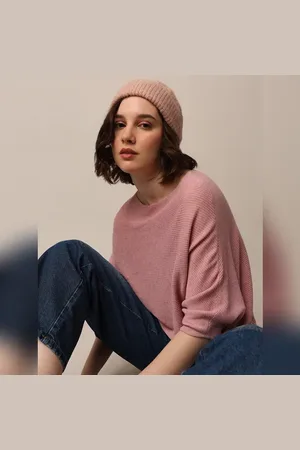 ONLY Pink Batwing Sleeves Pullover
