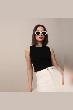 ONLY Black Knitted Cropped Top