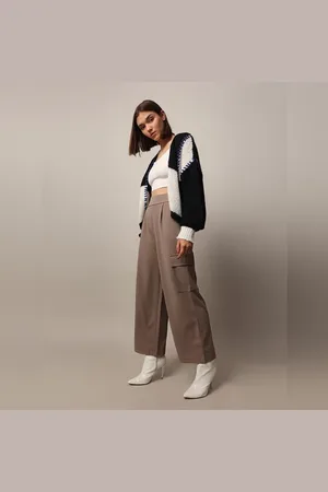 ONLY Brown Pull-On Cargo Pants