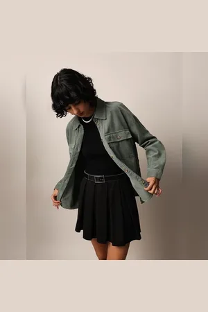 ONLY Green Corduroy Shacket