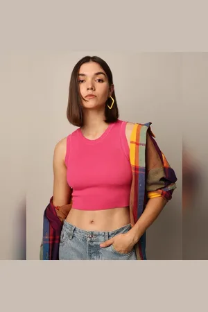 ONLY Pink Knitted Vest Top