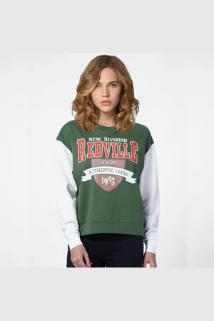 ONLY Green Varsity Sweatshirt