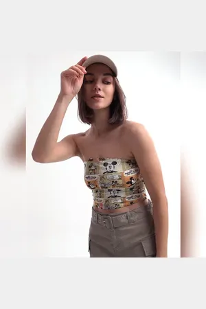 ONLY X MICKEY Printed Tube Top