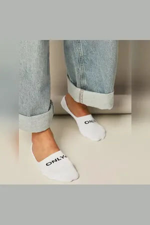 ONLY White Pack Of 3 No Show Socks