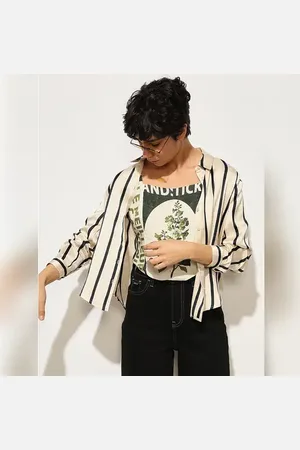 ONLY White Printed Bralette Top