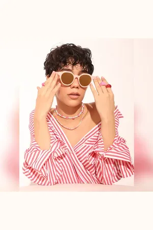 ONLY Peach Framed Sunglasses