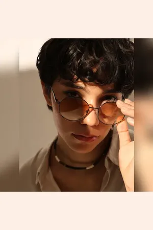 ONLY Orange Rust Lens Sunglasses