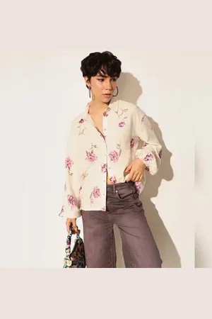 ONLY White Floral Print Shirt