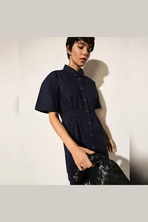 ONLY Navy Blue Short Shirt Dress