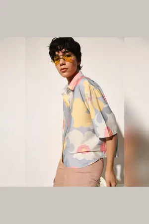 ONLY Blue Floral Loose Fit Shirt