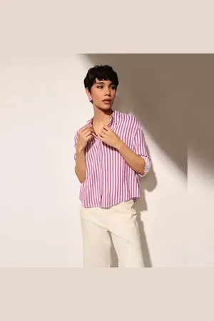 ONLY White Striped Shirt