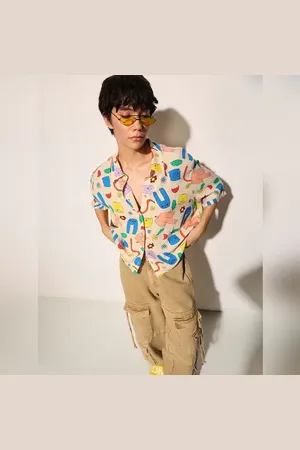 ONLY Multi-Colour Printed Viscose Shirt