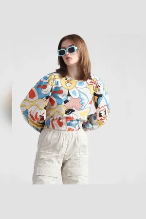 ONLY White Printed Cotton Top
