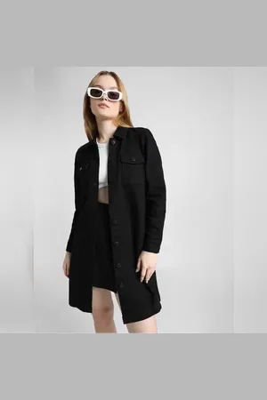 ONLY Black Denim Shirt Dress