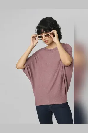 ONLY Pink Bat Sleeves Pullover