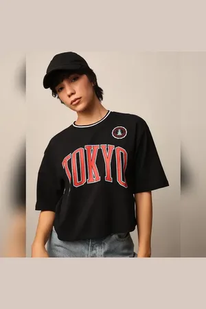ONLY BLACK BOXY T-SHIRT