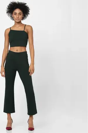 ONLY Green Strappy Co-ord Crop Top