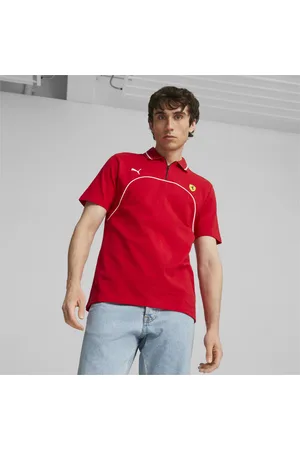 Scuderia Ferrari Men's Puma Graphic T-Shirt-Red/Black