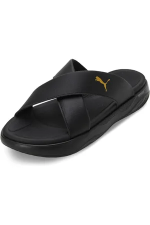 Puma Men Royal-Cat Comfort Slipper Running Shoes Black Slide Sandals  37228002 | eBay