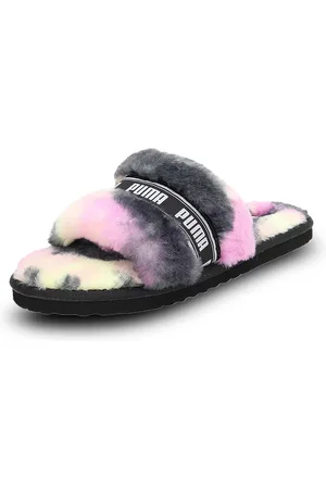 Puma fluffy slides outlet india